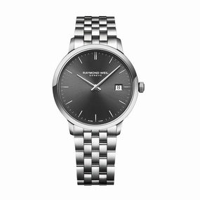 Raymond Weil Toccata Mens Classic Steel Grey Dial Quartz Watch, 39mm 5485-ST-60001