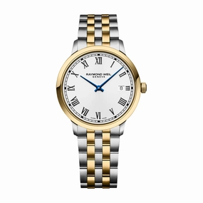Raymond Weil Toccata Mens Classic Two-Tone Gold PVD Quartz Watch, 39mm 5485-STP-00359