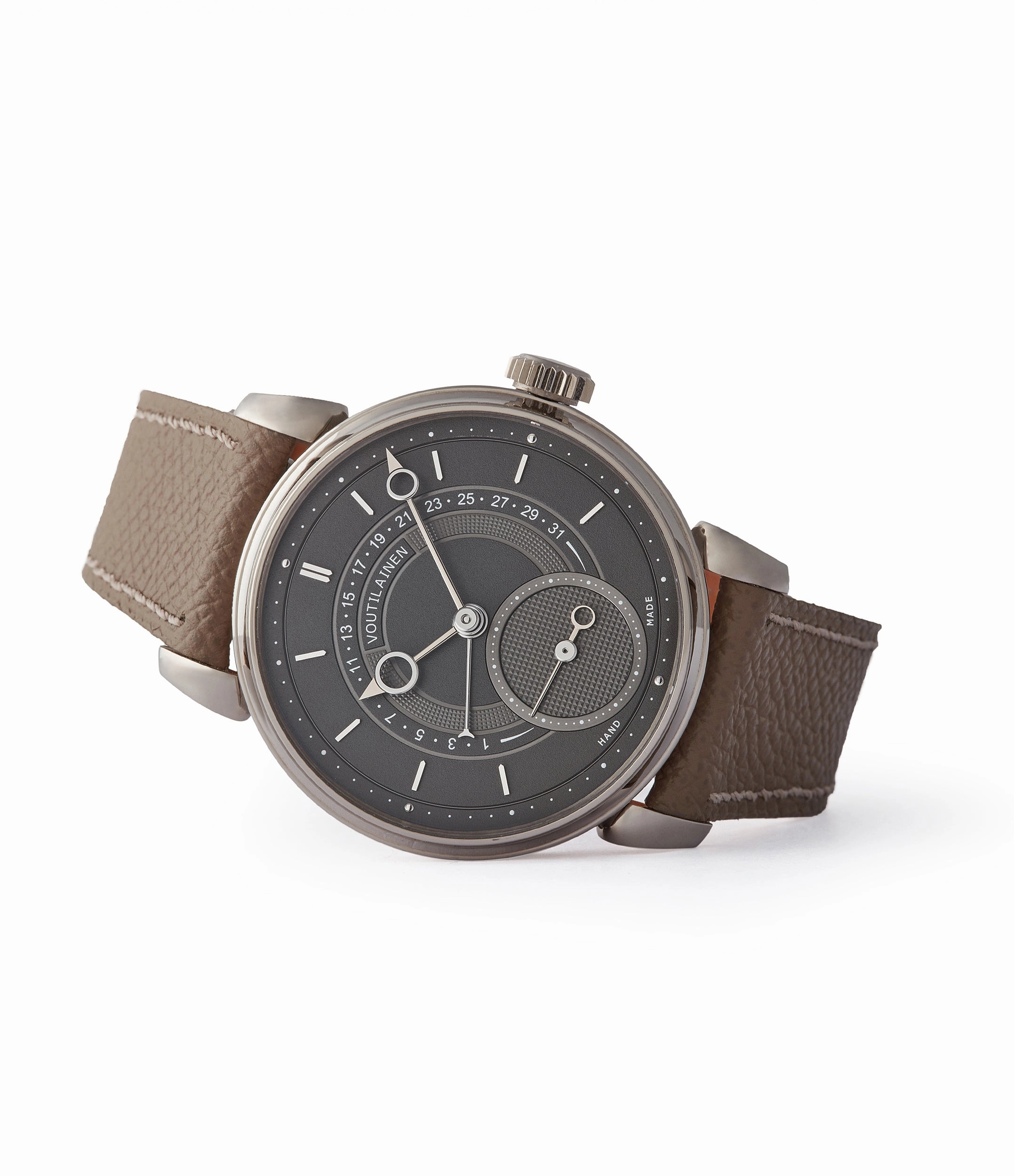 Retrograde Date 217QRS | Unique Piece for A Collected Man | White Gold