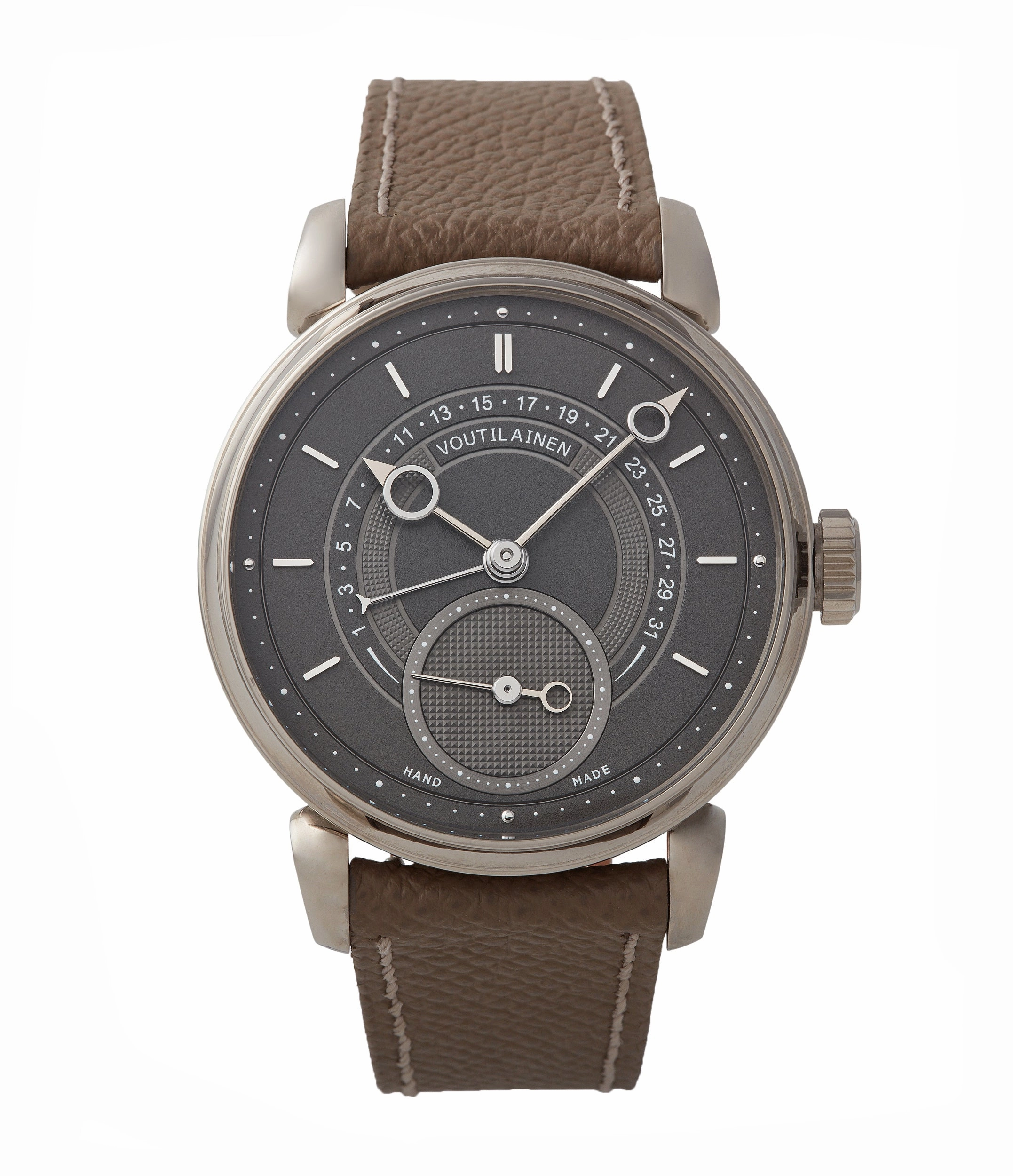 Retrograde Date 217QRS | Unique Piece for A Collected Man | White Gold