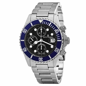 Revue Thommen 17571.6135 'Diver' Black Dial Stainless Steel Chronograph Swiss Automatic Watch