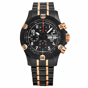 Revue Thommen Men's 16071.6184 'Air Speed' Black Dial Chronograph Day-Date Swiss Automatic Watch