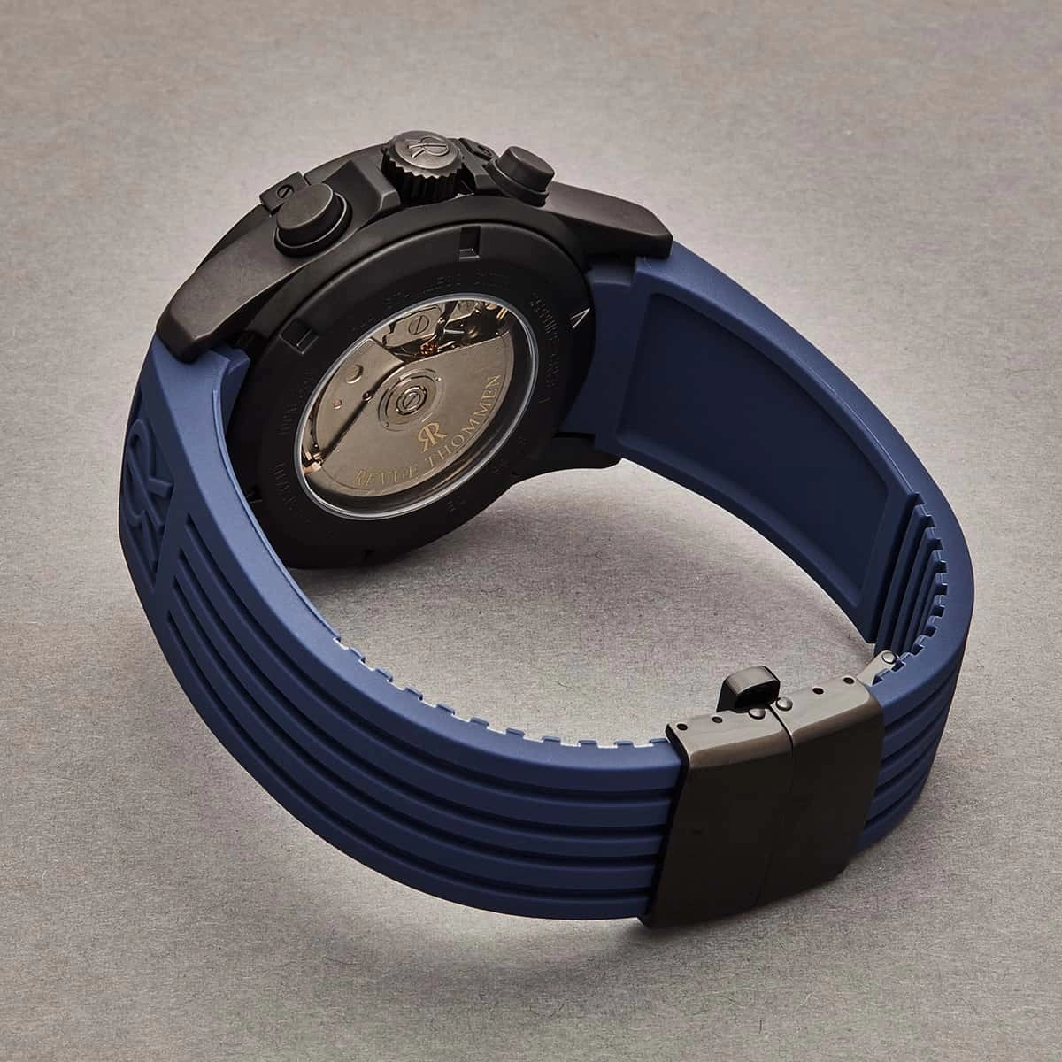Revue Thommen Men's 16071.6875 'Airspeed' Blue Dial Day-Date Chronograph Automatic Watch