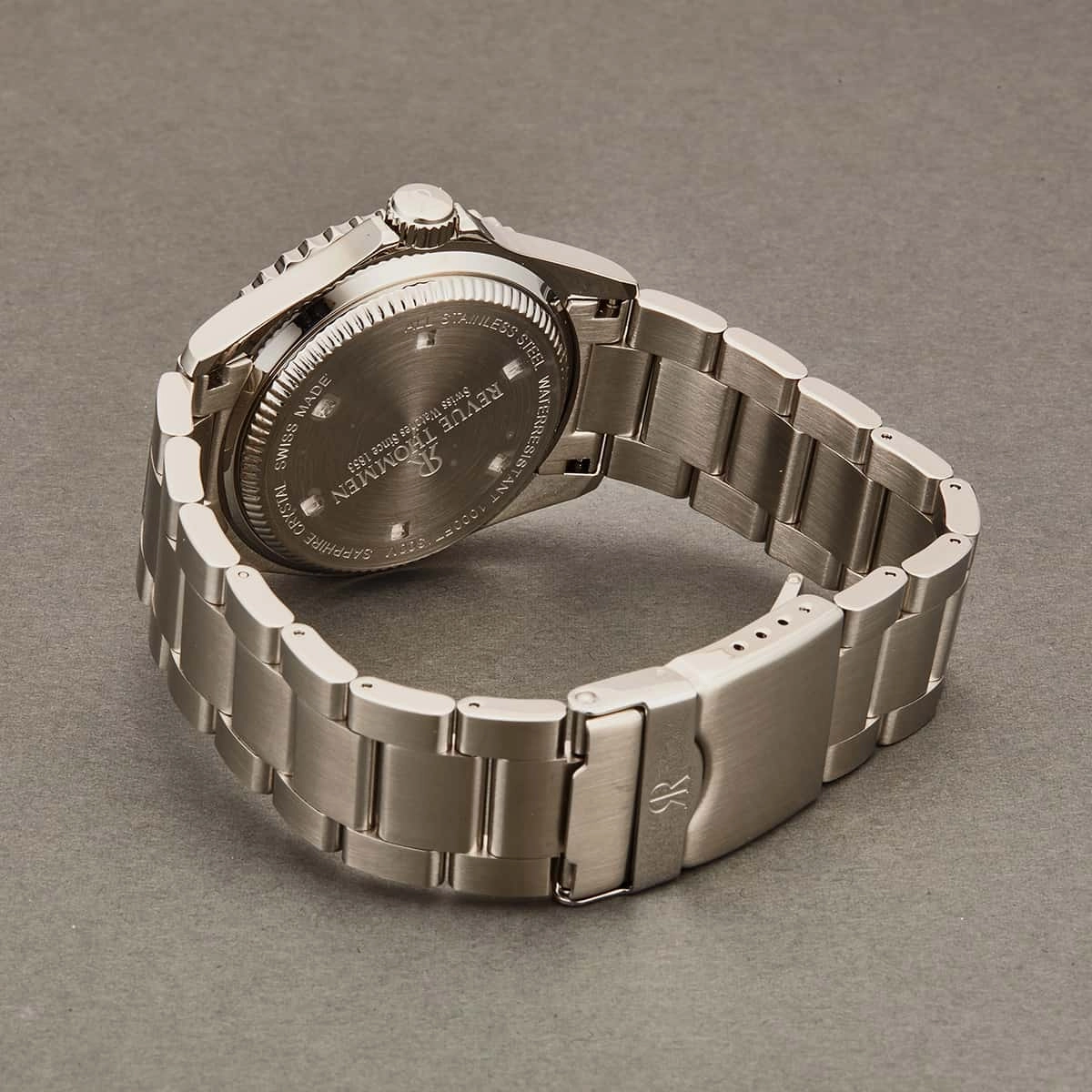 Revue Thommen Men's 17571.2126 'Diver' Silver Dial Stainless Steel Bracelet Swiss Automatic Watch