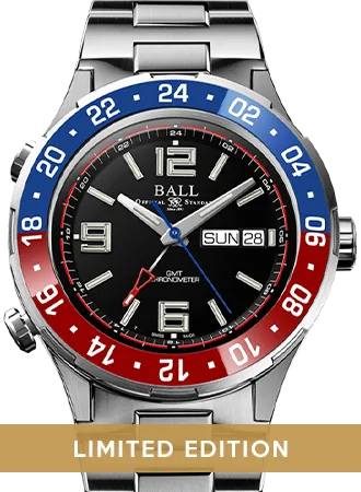 Roadmaster Marine GMT Blue/Red Ceramic - Ltd Ed 1000pcs Ref. DG3030B-S4C-BK