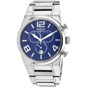 Roberto Bianci Men's Watch - Rizzo Blue Dial Stainless Steel Bracelet | RB90730
