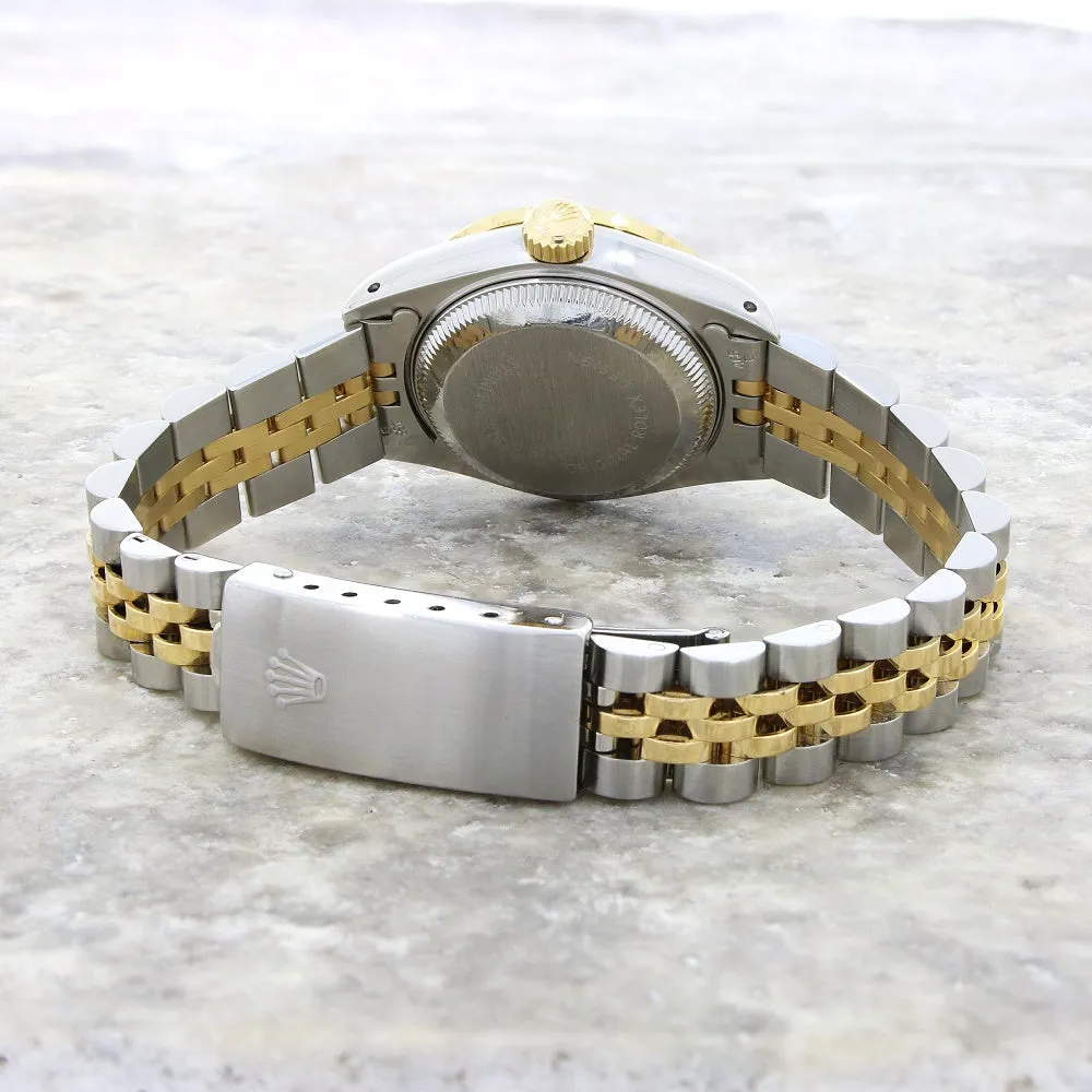 Rolex Lady Datejust Diamond Set Watch Pre Owned 69173 Papers (1991) RW0639