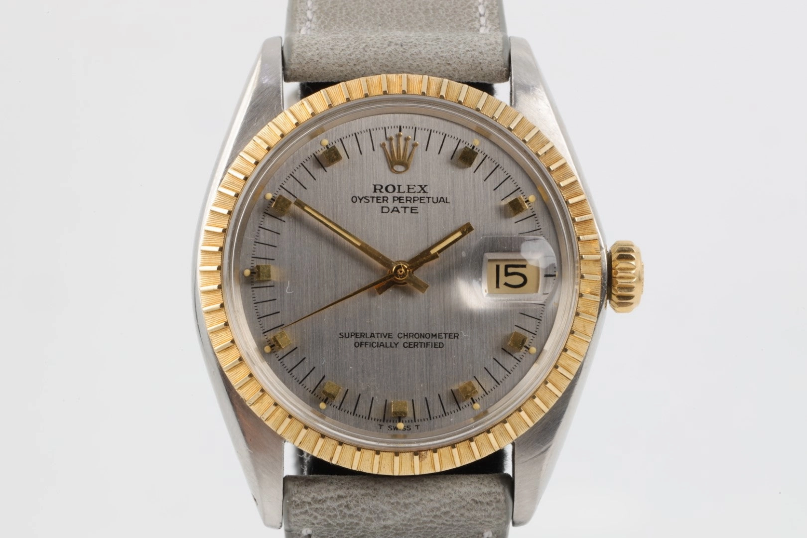 Rolex 1505 Oyster Perpetual Date 34mm Steel & Gold (1970)