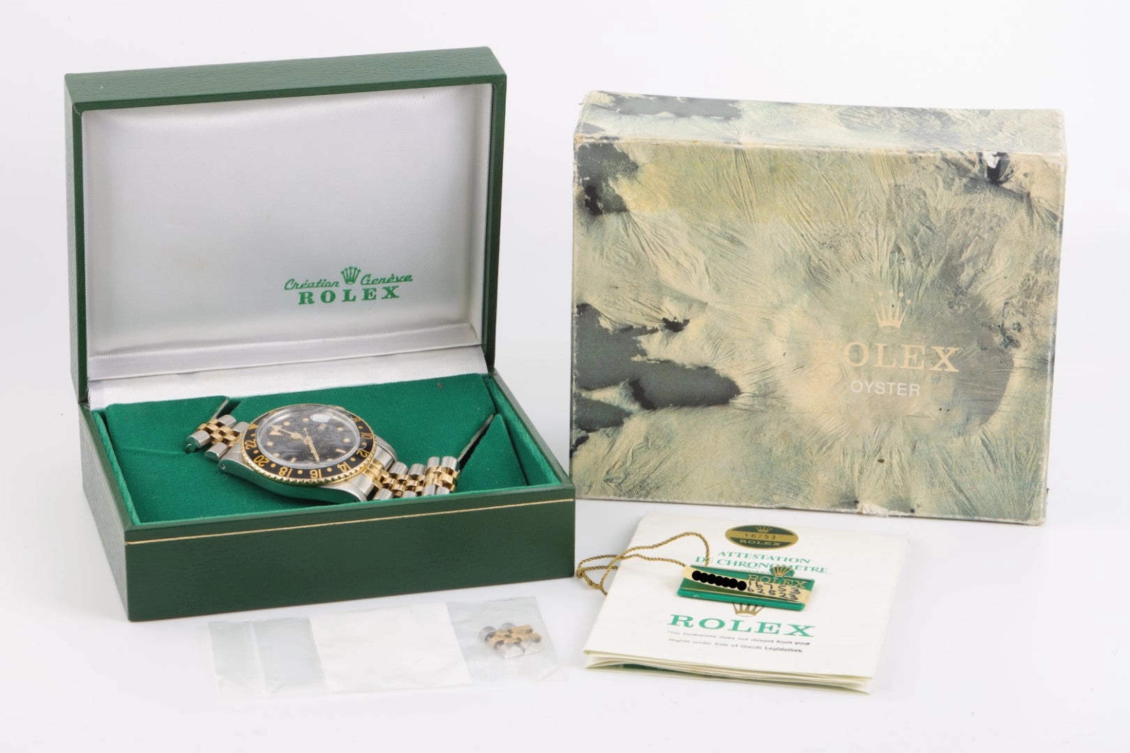 Rolex 16753 GMT Master Steel & 18K Gold Jubilee 40mm Men's Watch (Box & Papers)