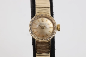 Rolex Cocktail Watch 14K Yellow Gold 14mm Ladies Watch (18.69g.)