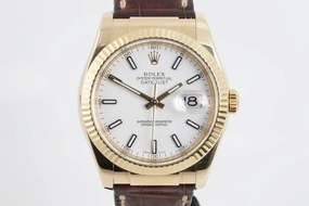 Rolex Datejust 116138 18k Yellow Gold 36mm Men's Watch
