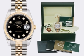 Rolex Datejust 116233 Steel & 18k Yellow Gold 36mm Watch (2009 / Box & Papers)