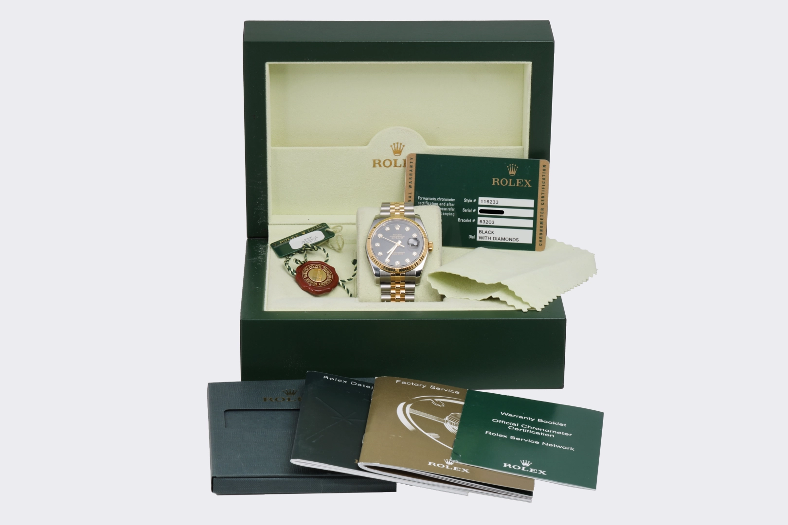 Rolex Datejust 116233 Steel & 18k Yellow Gold 36mm Watch (2009 / Box & Papers)