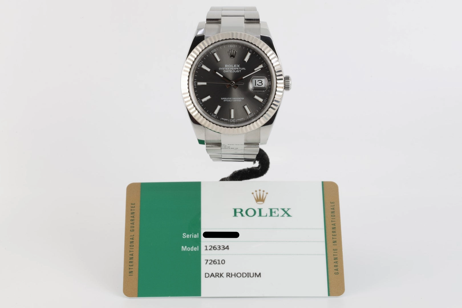 Rolex Datejust 126334 Stainless Steel 41mm Men's Watch