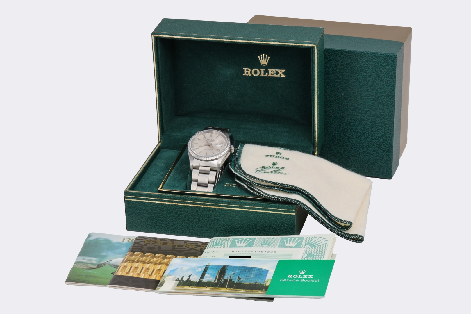 Rolex Datejust 16220 Stainless Steel 36mm Watch (1990 / Box & Papers)