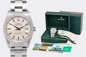 Rolex Datejust 16220 Stainless Steel 36mm Watch (1990 / Box & Papers)