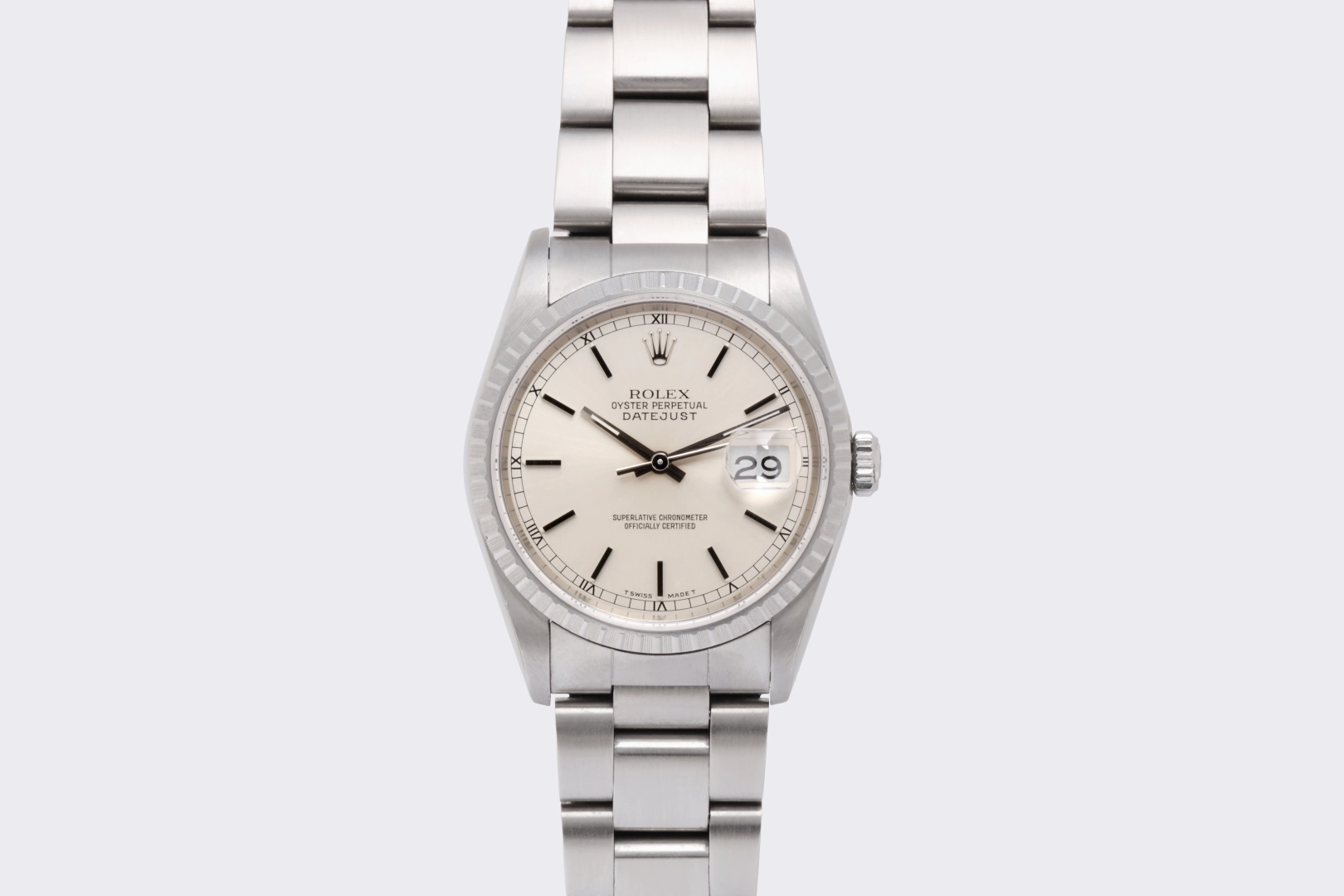 Rolex Datejust 16220 Stainless Steel 36mm Watch (1990 / Box & Papers)