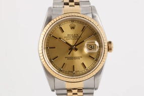Rolex Datejust 16233 36mm Stainless Steel & 18k Yellow Gold Men's Watch