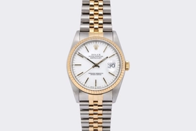 Rolex Datejust 16233 Stainless Steel & 18k Yellow Gold 36mm Watch (1989)