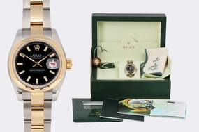 Rolex Datejust 178163 Stainless Steel & 18k Yellow Gold 26mm Watch