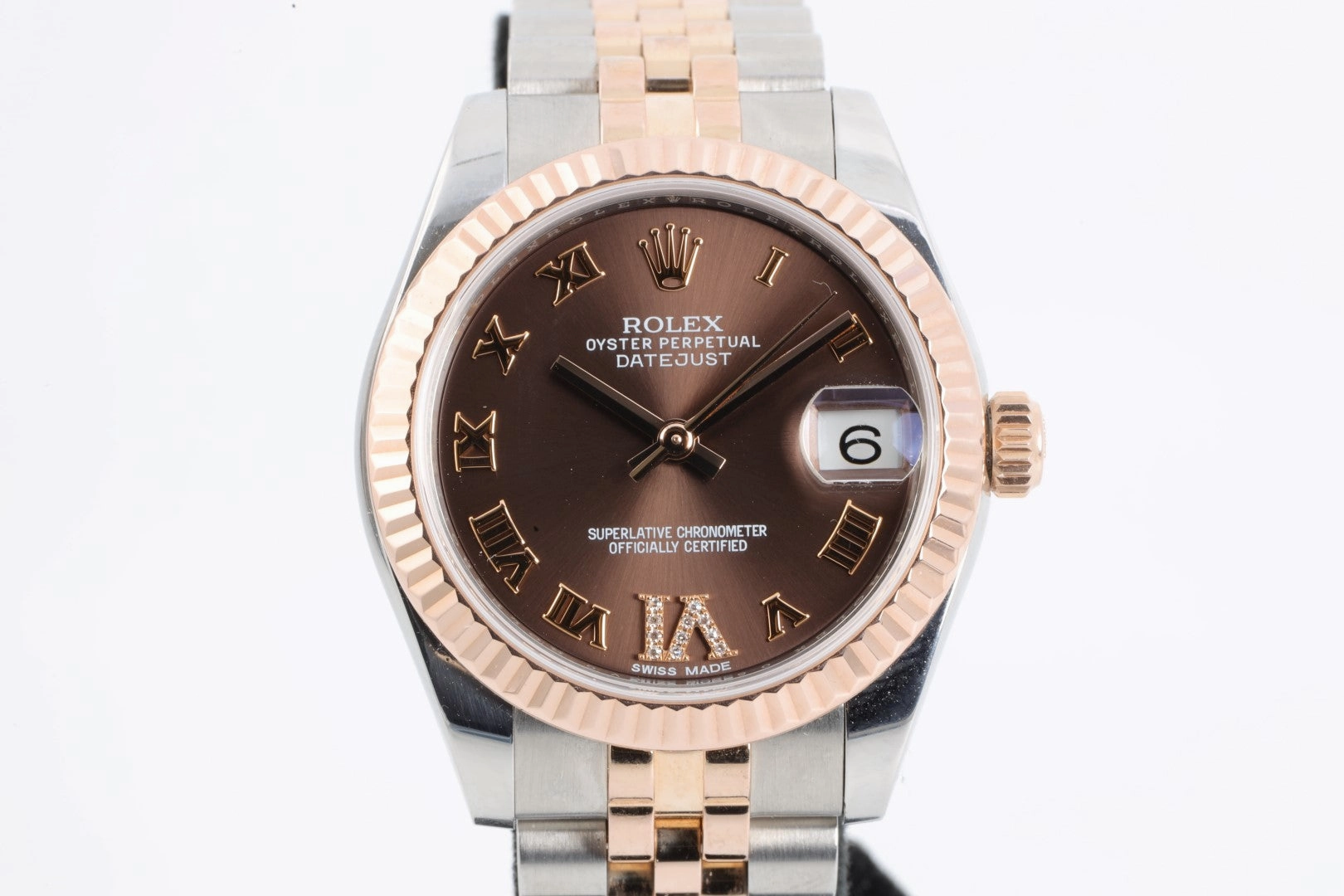 Rolex Datejust 178271 Stainless Steel & 18K Rose Gold 31mm Ladies Watch