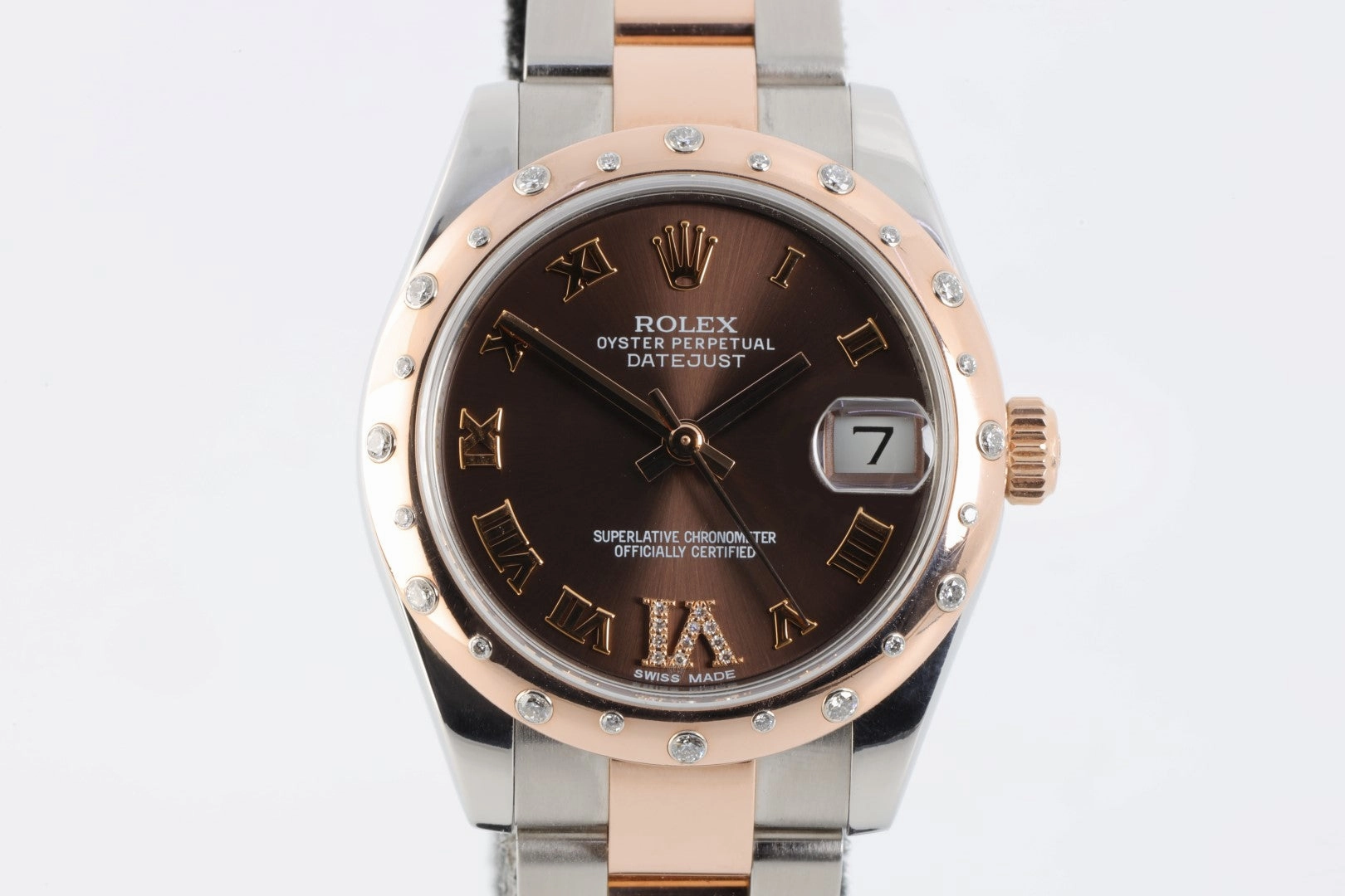 Rolex Datejust 178341 Stainless Steel & 18k Rose Gold 31mm Ladies Watch