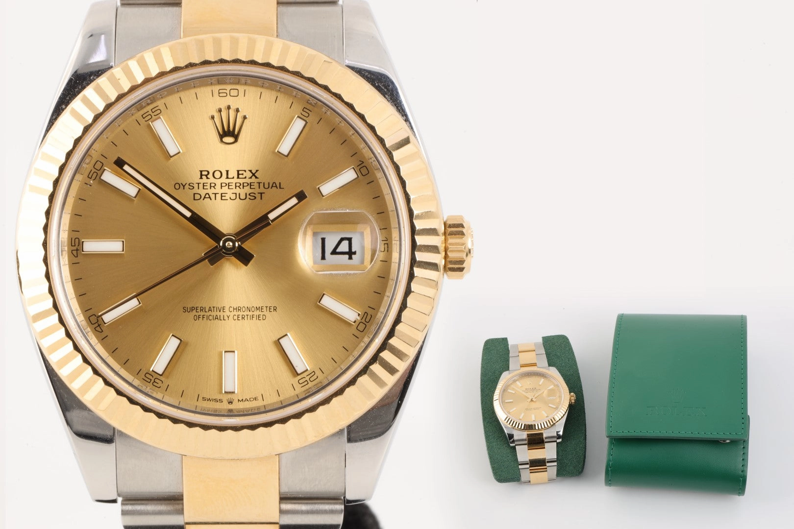Rolex Datejust 41 126333 Stainless Steel & 18K Yellow Gold 41mm Men's Watch