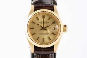 Rolex Datejust 6917 18K Yellow Gold 26mm Ladies Watch 1981