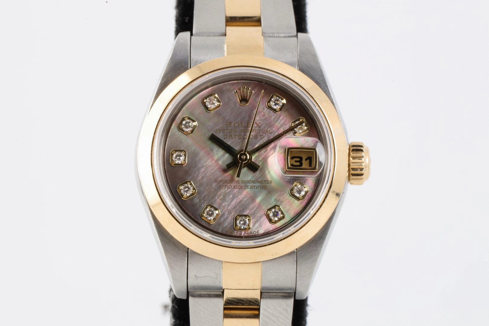 Rolex Datejust 79163 Stainless Steel & 18K Yellow Gold MOP Diamond Dial 1999