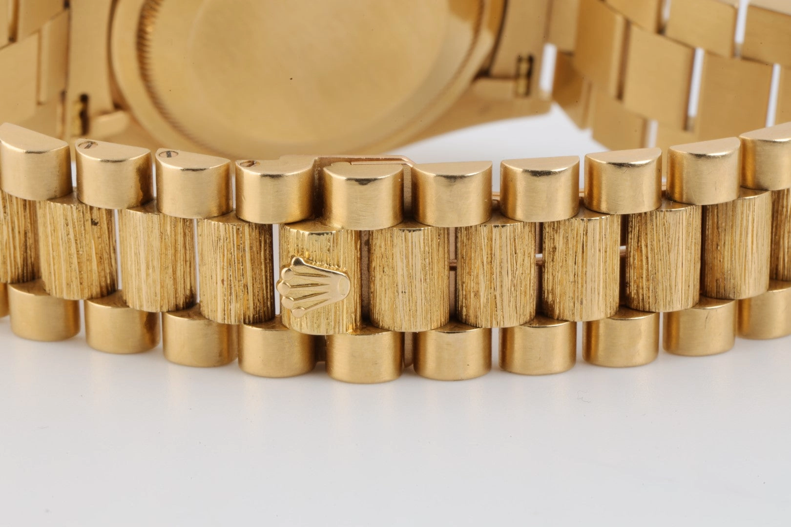 Rolex Day-Date 18248 ''President'' Bark! Factory Onyx Dial 36mm Men's Watch 1991