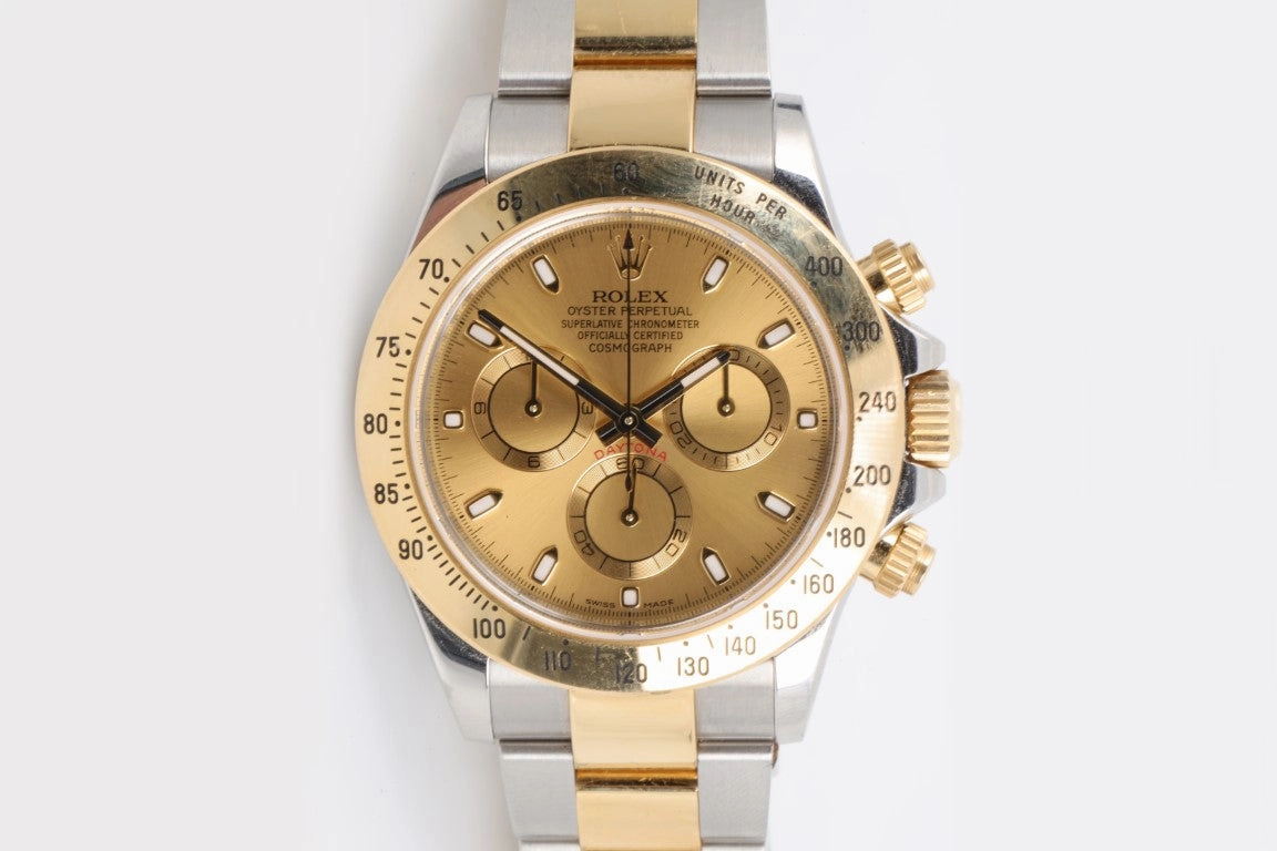 Rolex Daytona 116523 Stainless Steel & 18K Yellow Gold 40mm Men's Watch