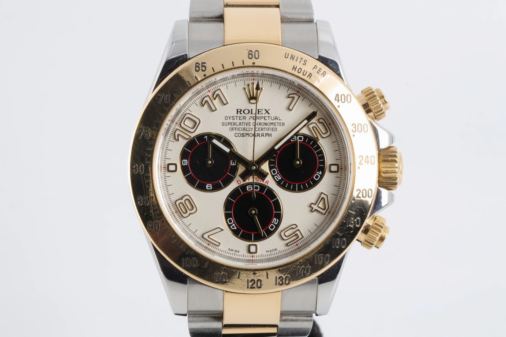 Rolex Daytona 116523 Stainless Steel & 18k Yellow Gold 40mm Men's Watch