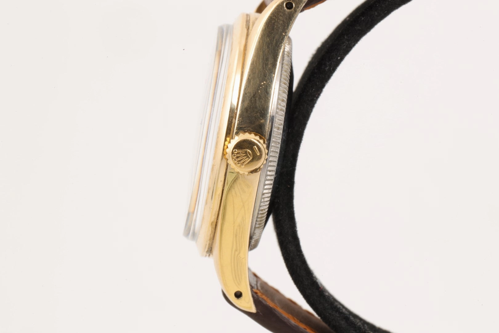 Rolex Oyster Perpetual 1014 Stainless Steel & Gold Capped 34mm Men's Watch