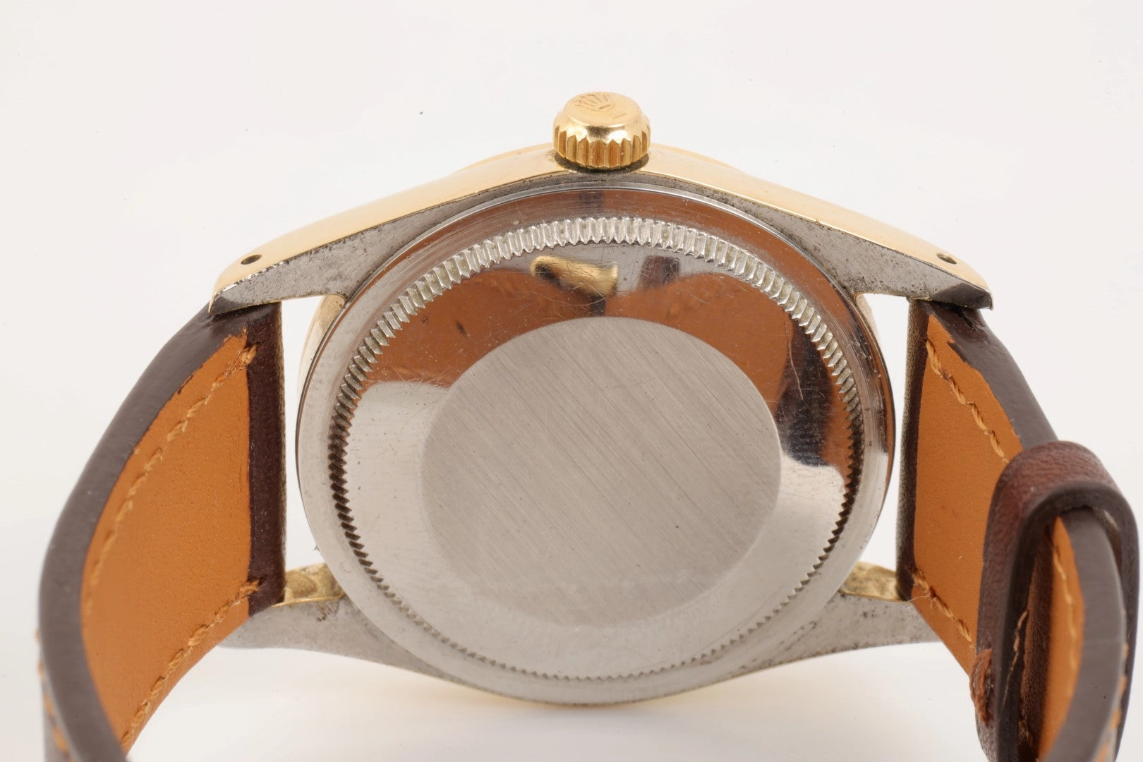 Rolex Oyster Perpetual 1014 Stainless Steel & Gold Capped 34mm Men's Watch