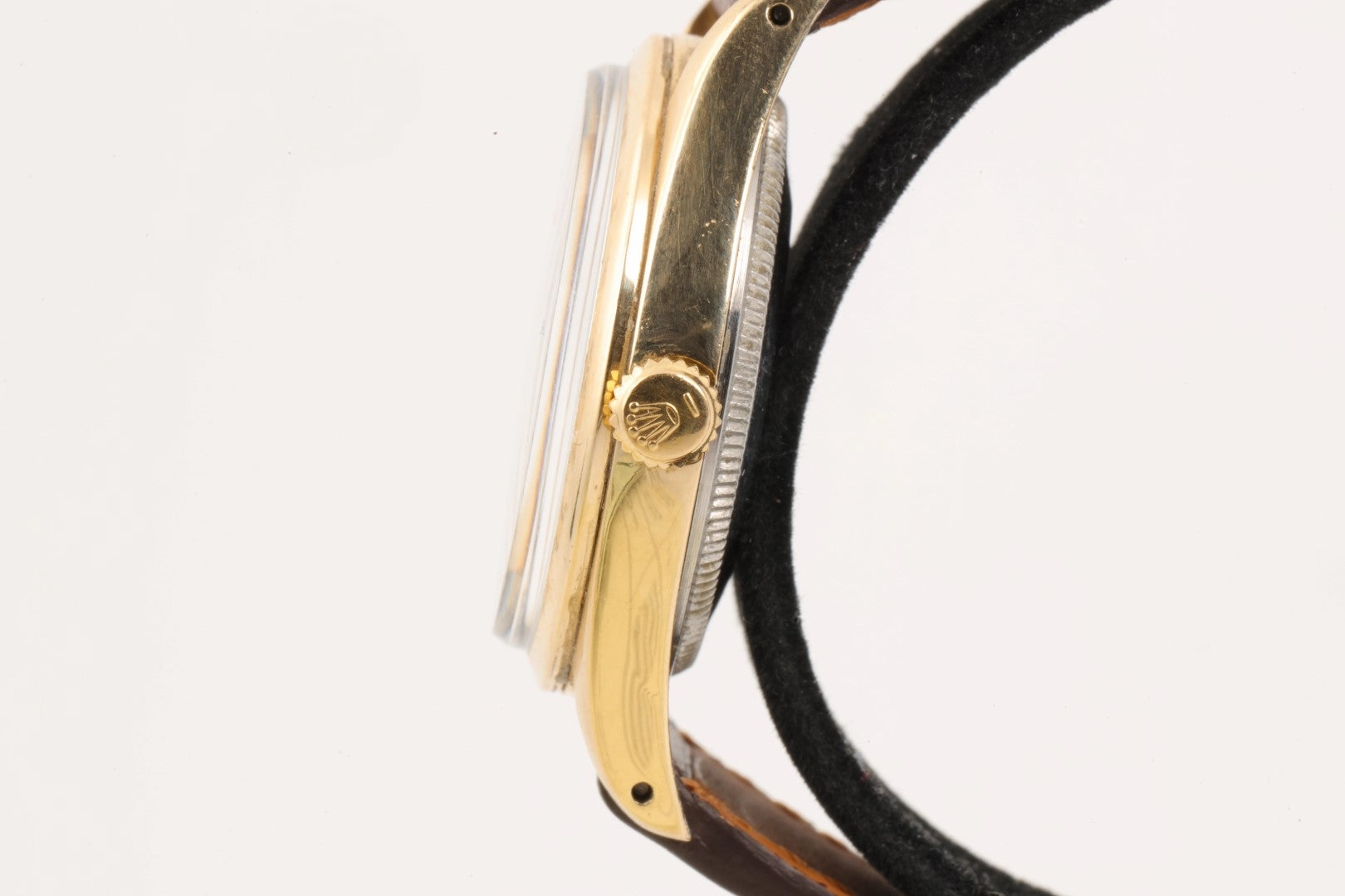 Rolex Oyster Perpetual 1014 Stainless Steel & Gold Capped 34mm Men's Watch