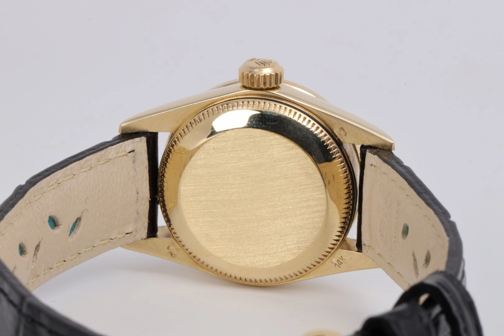 Rolex Oyster Perpetual 67197 14k Yellow Gold 24mm Watch