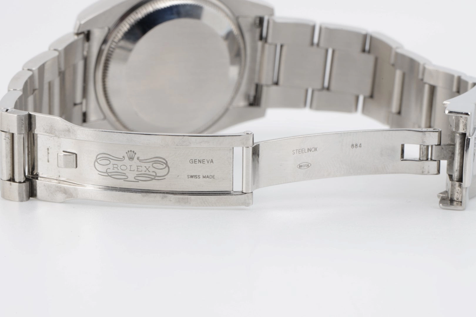 Rolex Oyster Perpetual Date 115200 Stainless Steel "Salmon" Dial 34mm Watch