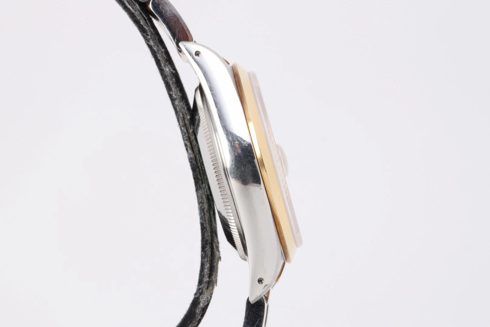 Rolex Oyster Perpetual Date 15203 Steel & 18k Yellow Gold 34mm Watch UNPOLISHED