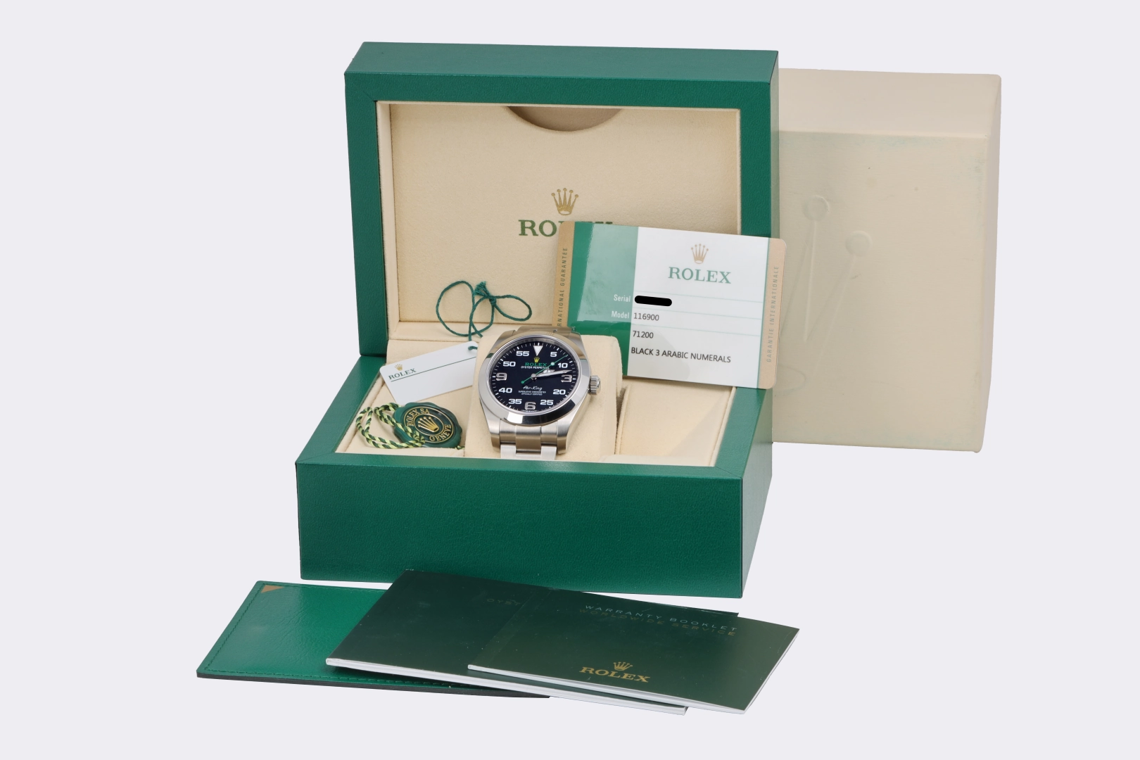 Rolex Oyster Perpetual "Airking" 116900 Stainless Steel 40mm Watch (2017)
