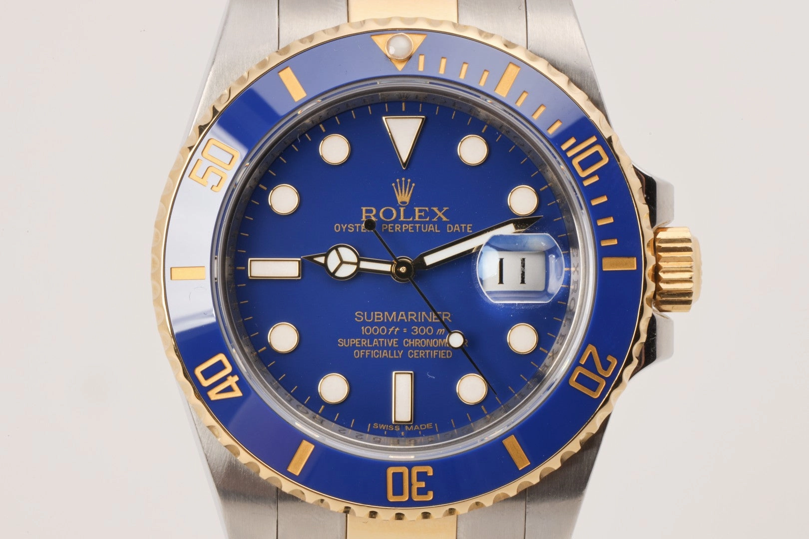 Rolex Submariner 116613LB Stainless Steel 18k Yellow Gold 40mm Watch