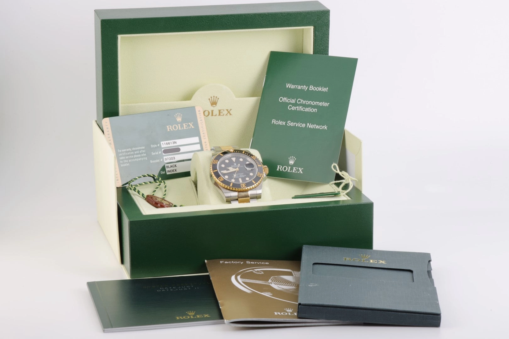 Rolex Submariner 116613N 18K Gold & Stainless Steel 2013 40mm (Box Papers)