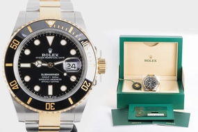 Rolex Submariner 126613LN Stainless Steel & 18k Yellow Gold 41mm Watch 2022