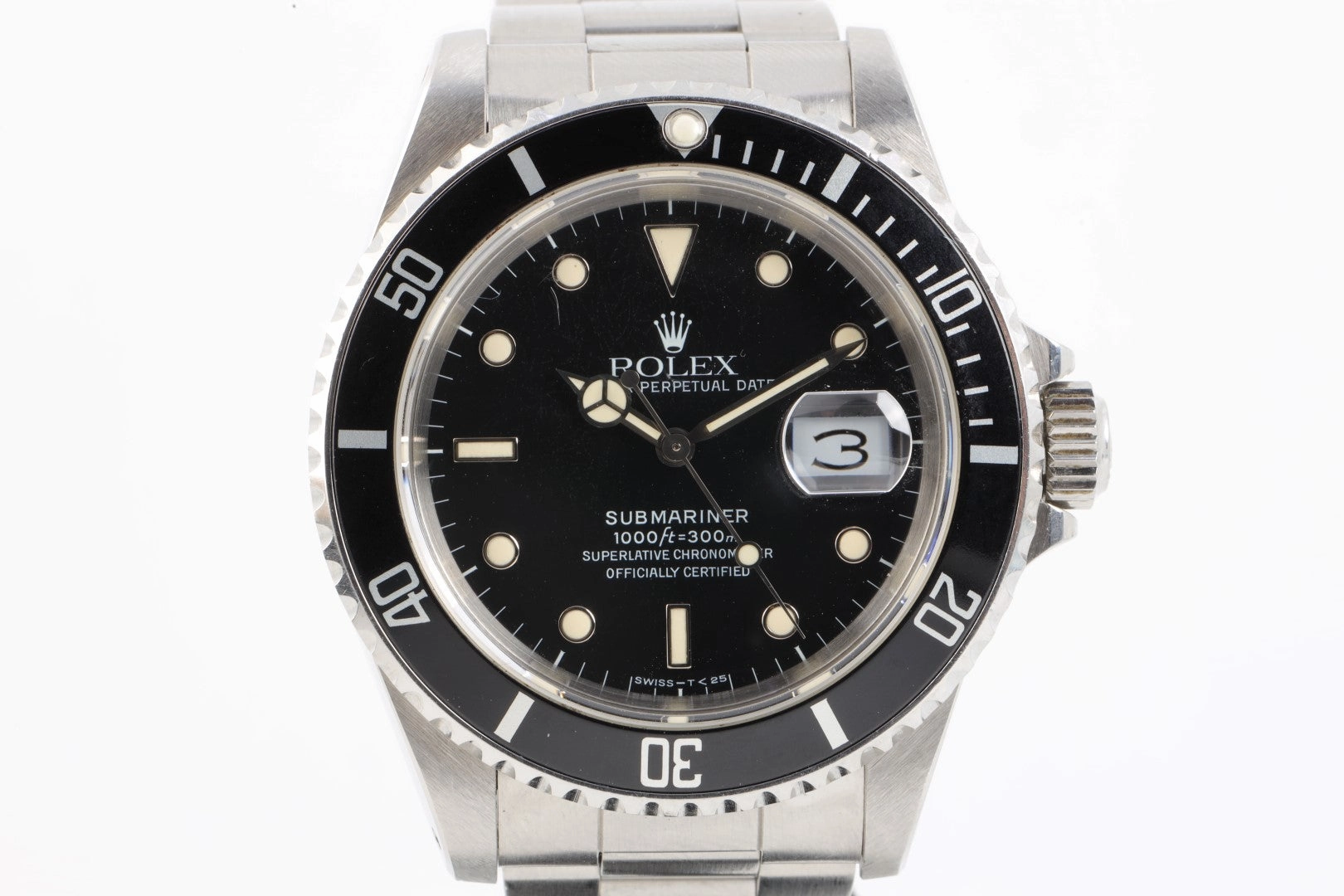 Rolex Submariner 16610 "Spider Dial" Stainless Steel 40mm Men's Watch 1988