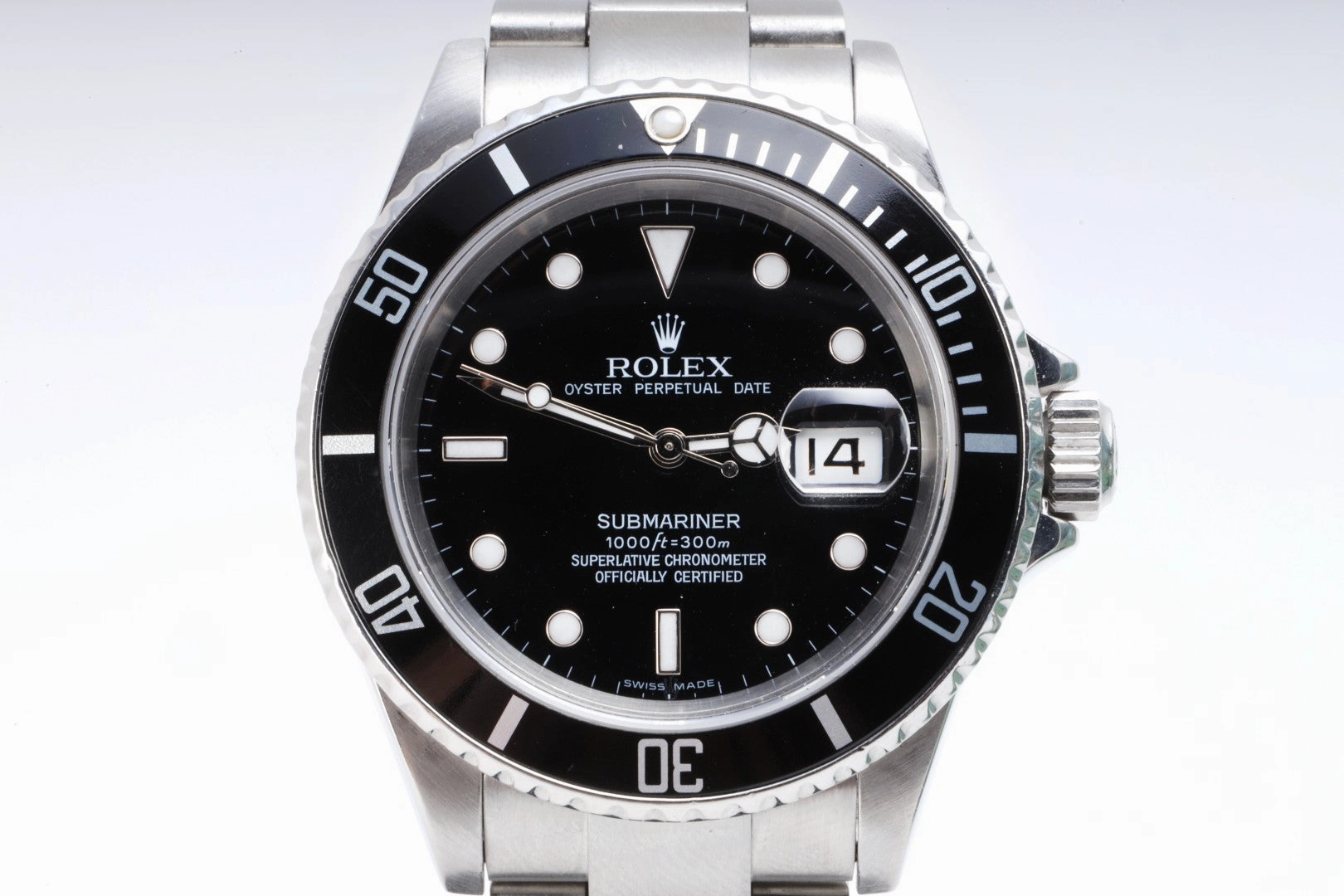 Rolex Submariner 16610 Stainless Steel 40mm Watch
