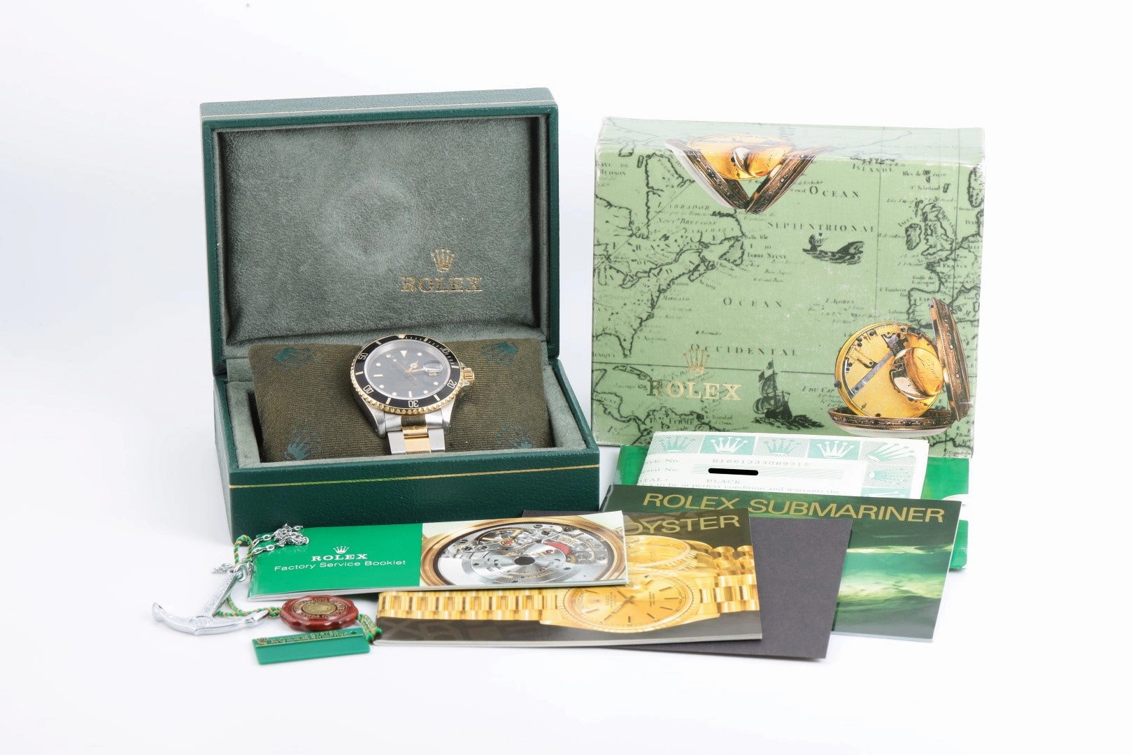 Rolex Submariner 16613 Stainless Steel & 18K Gold "Spider" Dial 40mm Watch