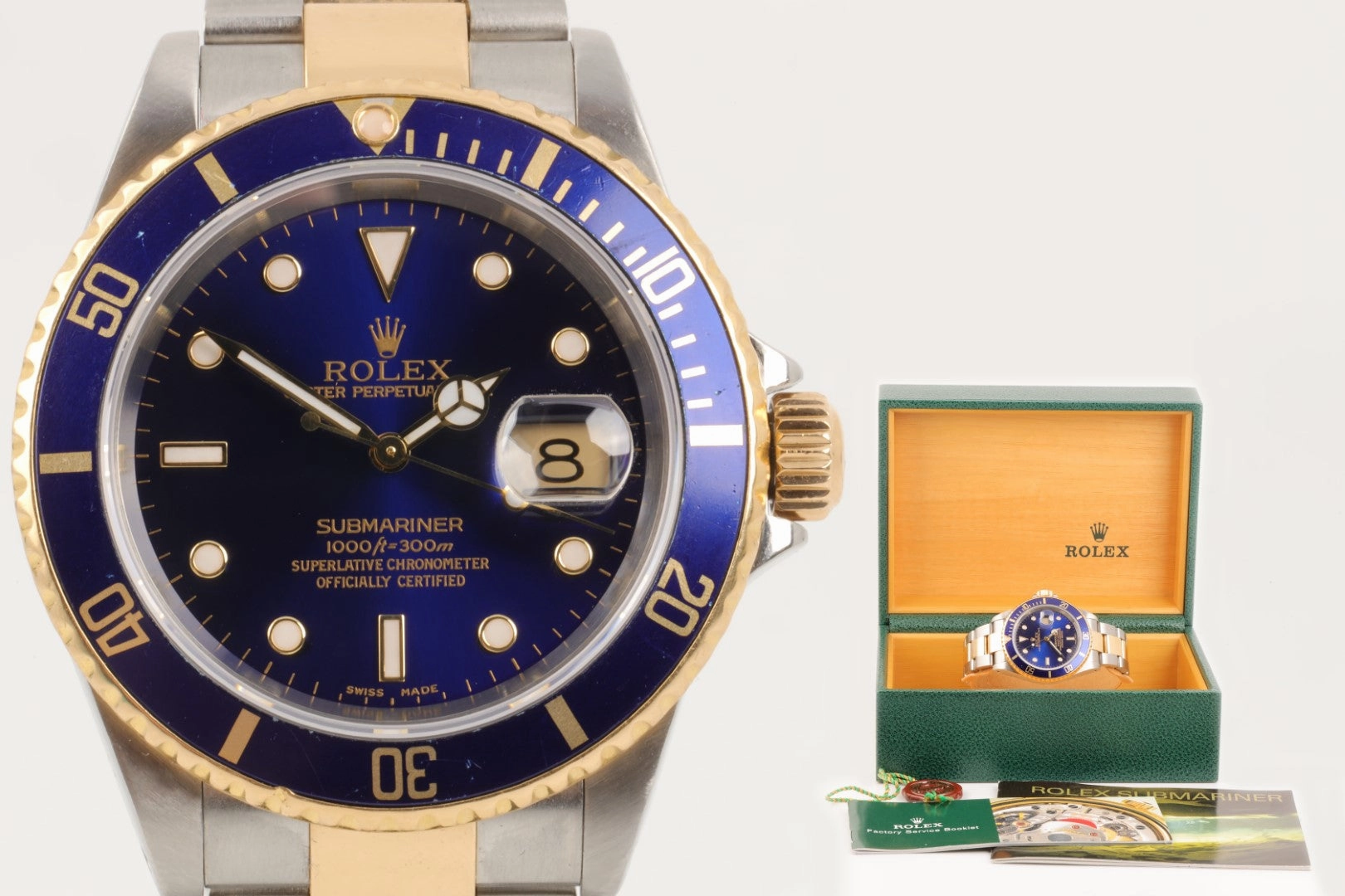 Rolex Submariner 16613 Steel & 18K 40mm Men's Watch