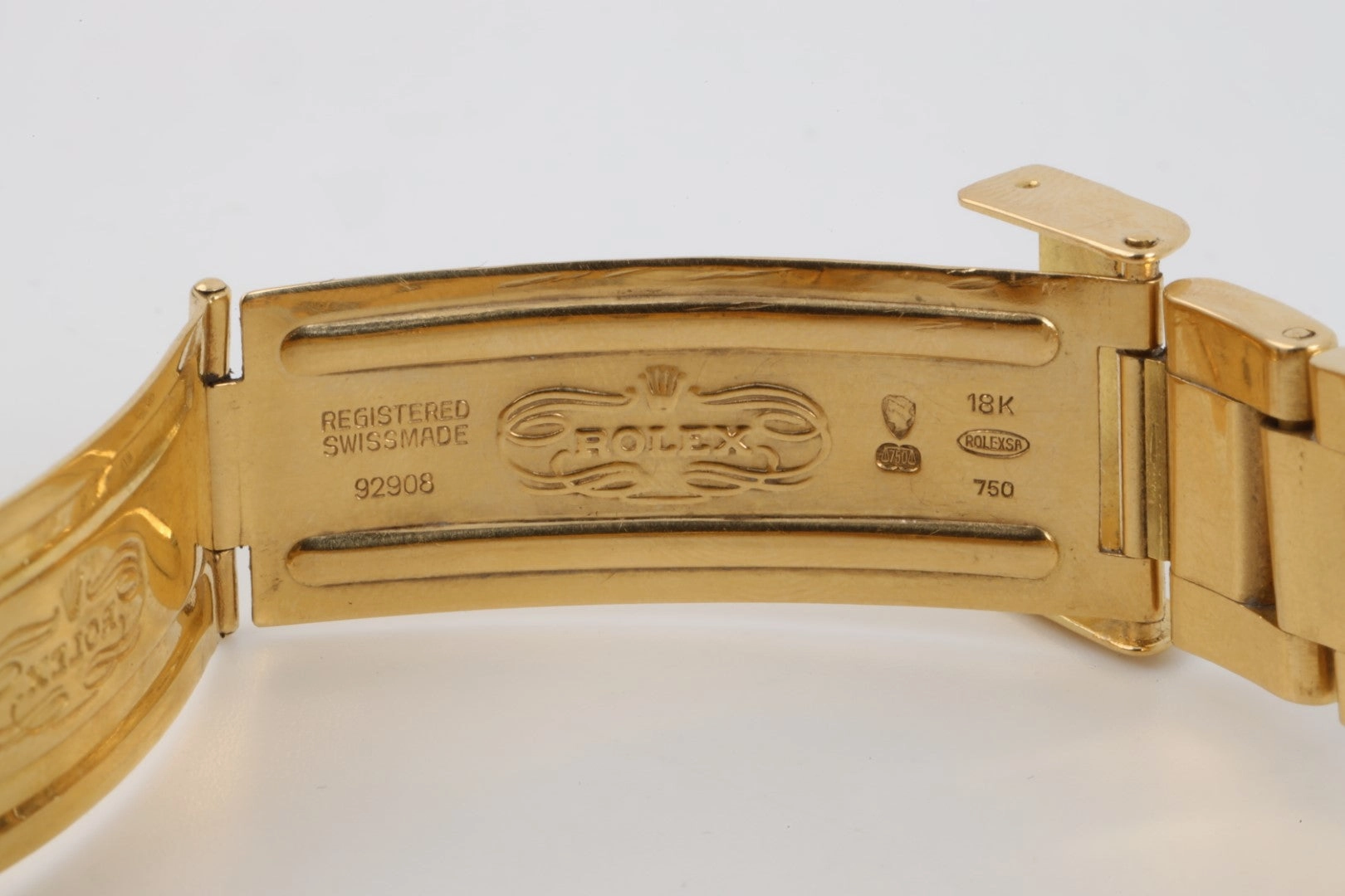 Rolex Submariner 16808 18K Yellow Gold 40mm Watch Blue Bezel & Dial (1981)