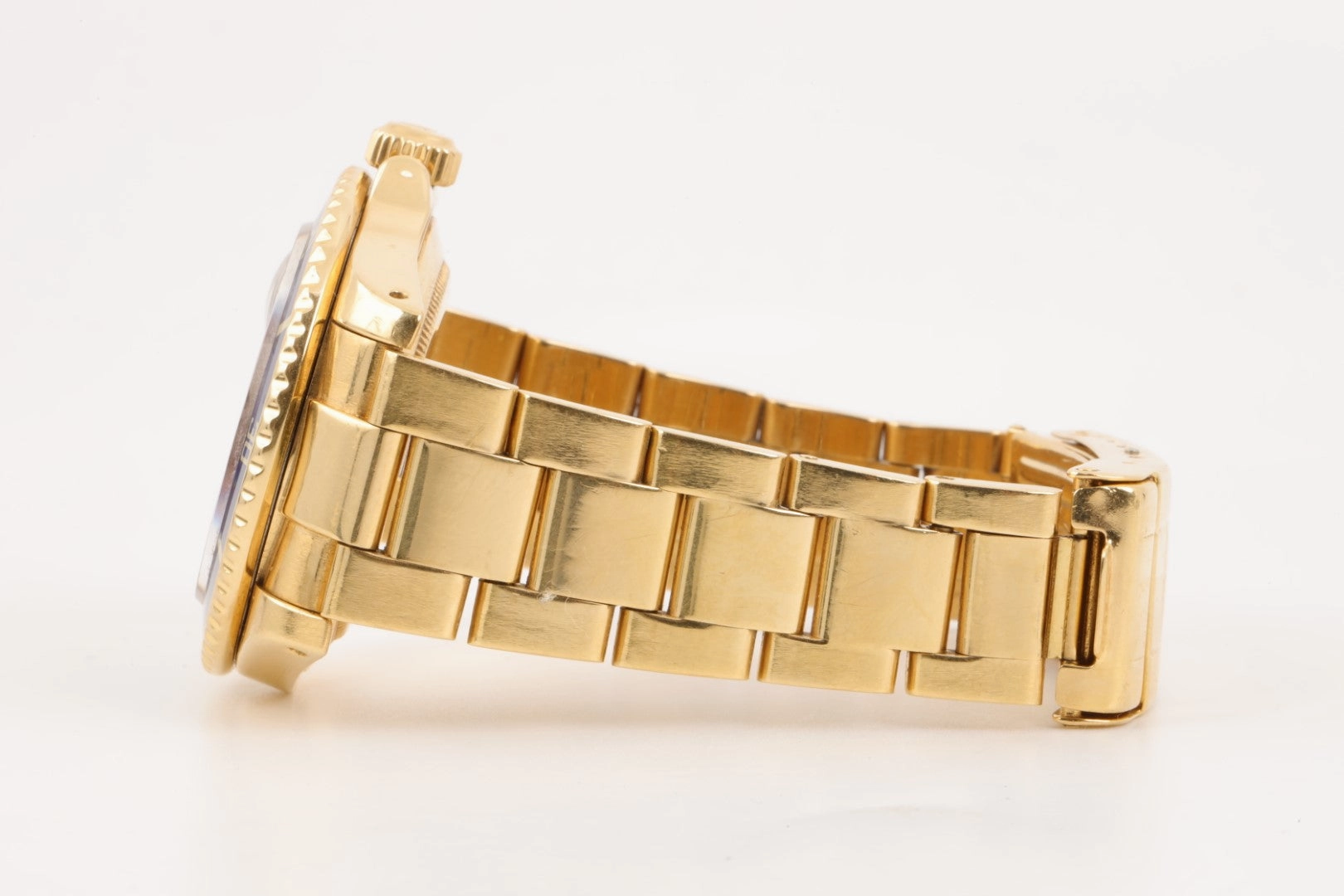 Rolex Submariner 16808 18K Yellow Gold 40mm Watch Blue Bezel & Dial (1981)