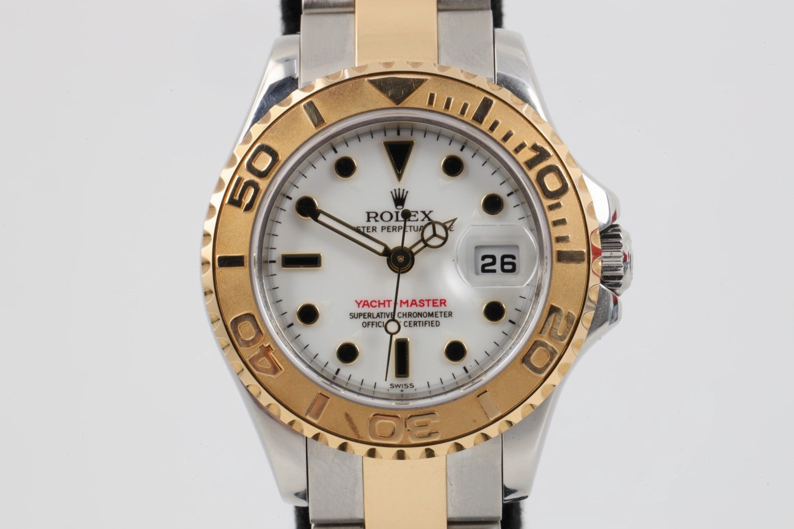 Rolex Yachtmaster 169623 Stainless Steel & 18K Gold 29mm Watch 1999