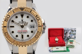 Rolex Yachtmaster 169623 Stainless Steel & 18K Gold 29mm Watch 1999